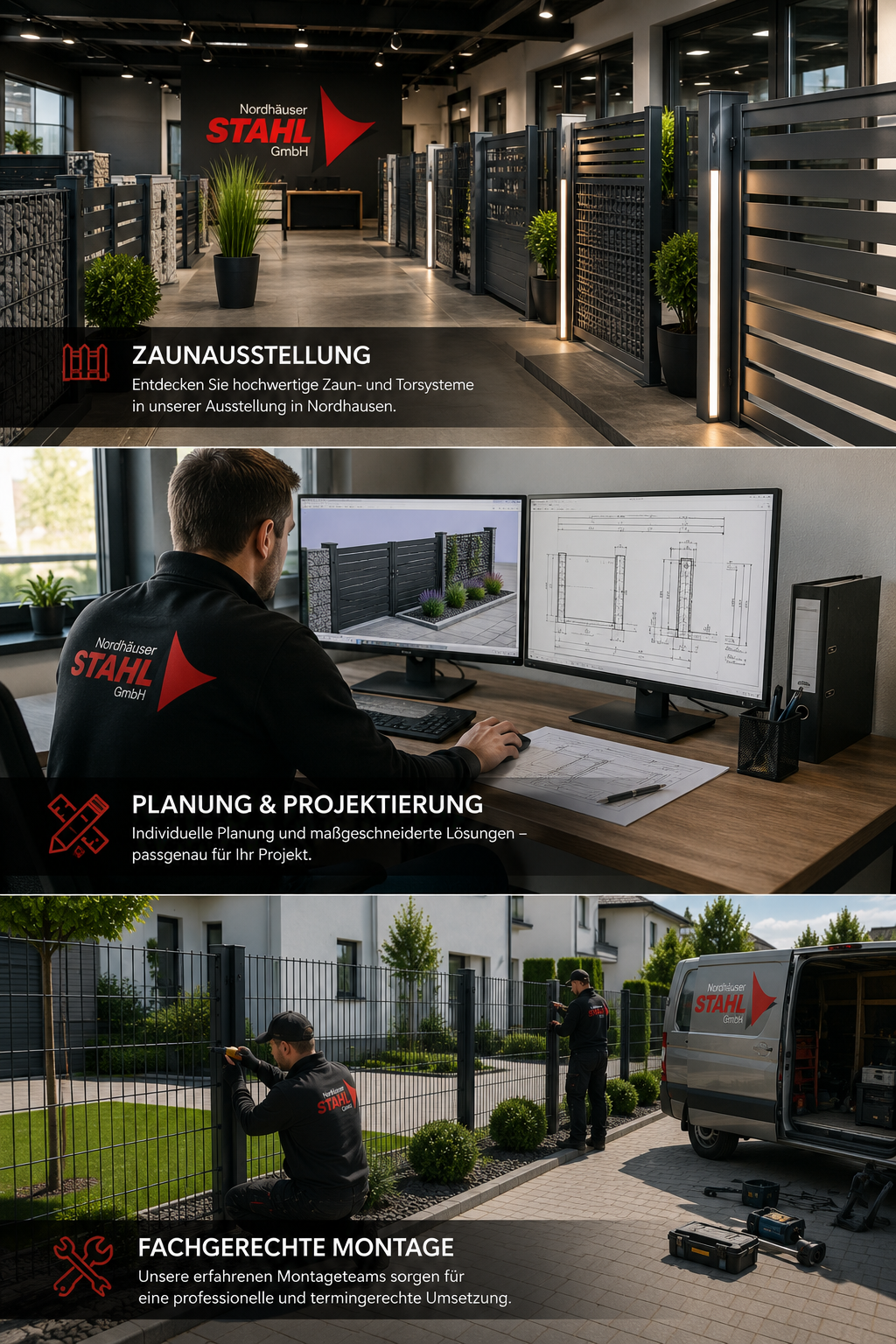 Zaunausstellung, Planung und fachgerechte Montage für Zaunbau in Göttingen